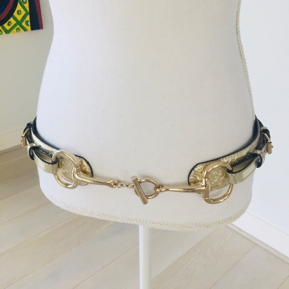 GUCCI WOMEN BELT LEATHER SILVERS SIZE 100 - Picture 5 of 17